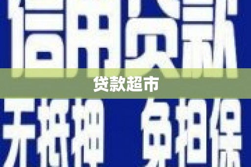 集贤贷款超市
