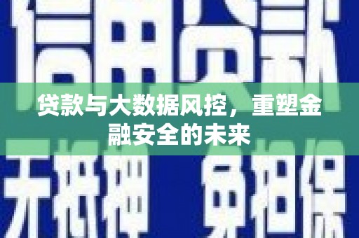 集贤贷款与大数据风控，重塑金融安全的未来