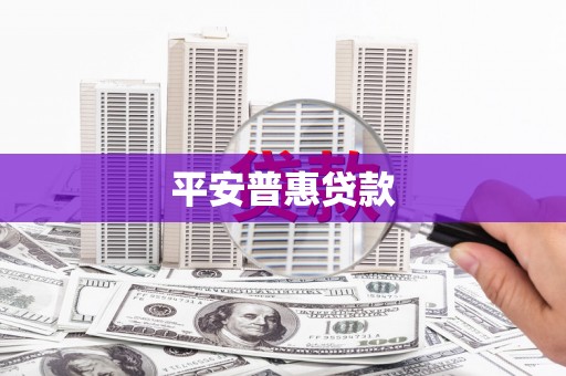集贤平安普惠贷款