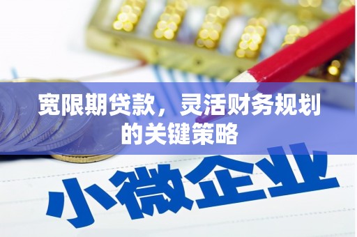 集贤宽限期贷款，灵活财务规划的关键策略