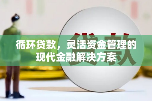 集贤循环贷款，灵活资金管理的现代金融解决方案