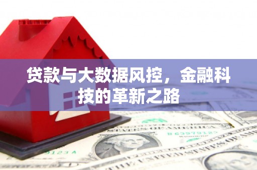 集贤贷款与大数据风控，金融科技的革新之路