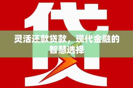 集贤灵活还款贷款，现代金融的智慧选择