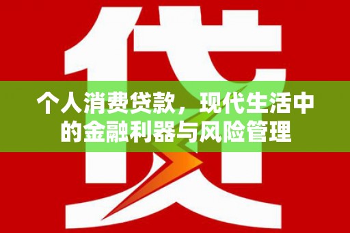 集贤个人消费贷款，现代生活中的金融利器与风险管理