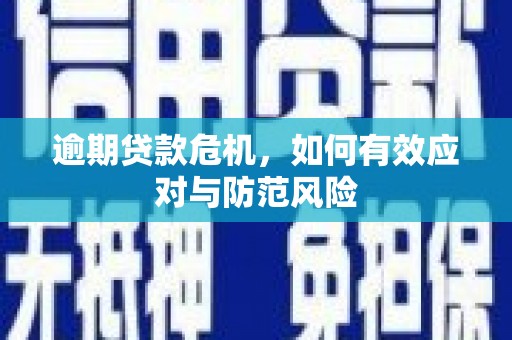 集贤逾期贷款危机，如何有效应对与防范风险