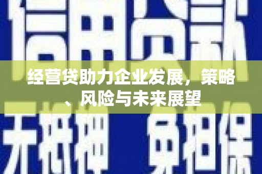 集贤经营贷助力企业发展，策略、风险与未来展望