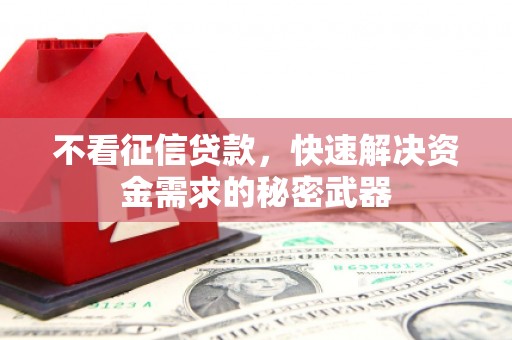 集贤不看征信贷款，快速解决资金需求的秘密武器