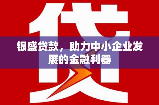 集贤银盛贷款，助力中小企业发展的金融利器