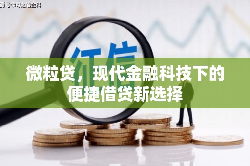 集贤微粒贷，现代金融科技下的便捷借贷新选择