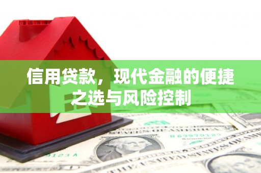 集贤信用贷款，现代金融的便捷之选与风险控制