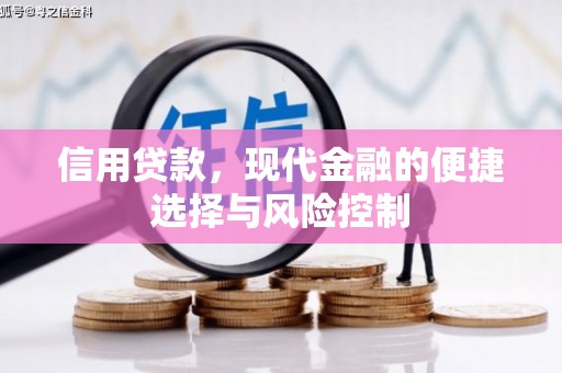 集贤信用贷款，现代金融的便捷选择与风险控制