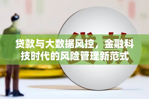 集贤贷款与大数据风控，金融科技时代的风险管理新范式