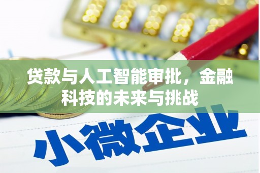 集贤贷款与人工智能审批，金融科技的未来与挑战