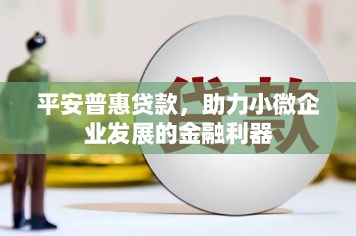 集贤平安普惠贷款，助力小微企业发展的金融利器