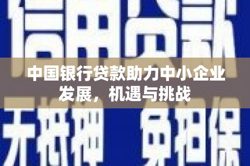 集贤中国银行贷款助力中小企业发展，机遇与挑战