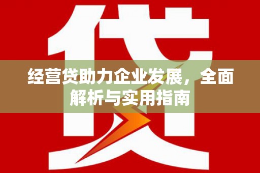 集贤经营贷助力企业发展，全面解析与实用指南
