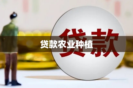 集贤贷款农业种植