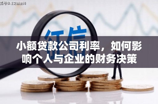 集贤小额贷款公司利率，如何影响个人与企业的财务决策
