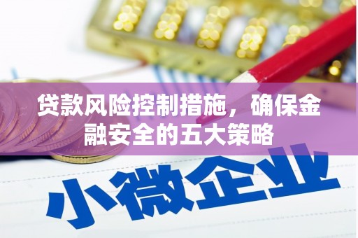 集贤贷款风险控制措施，确保金融安全的五大策略
