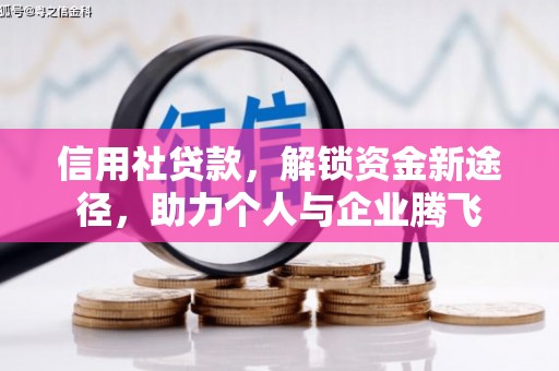 集贤信用社贷款，解锁资金新途径，助力个人与企业腾飞