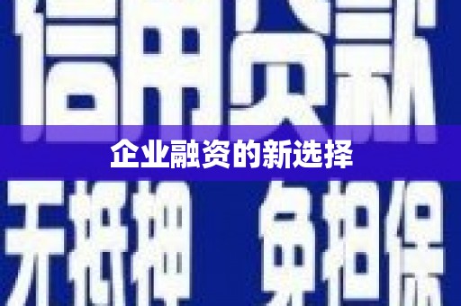 集贤企业融资的新选择