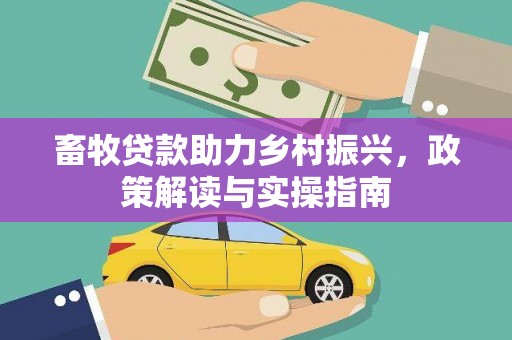 集贤畜牧贷款助力乡村振兴，政策解读与实操指南