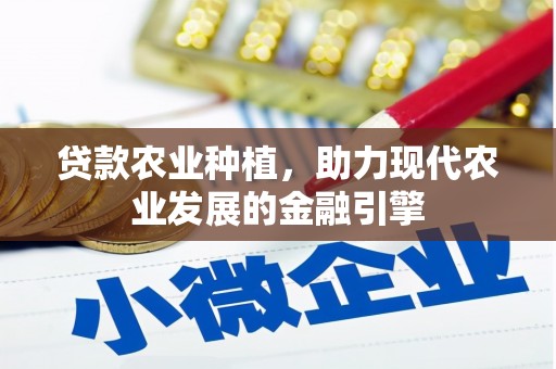 集贤贷款农业种植，助力现代农业发展的金融引擎