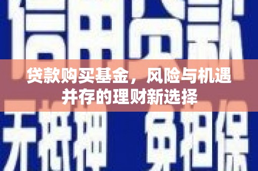 集贤贷款购买基金，风险与机遇并存的理财新选择