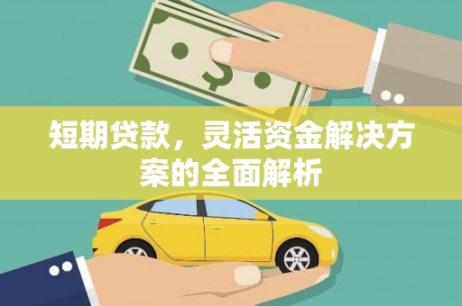 集贤短期贷款，灵活资金解决方案的全面解析