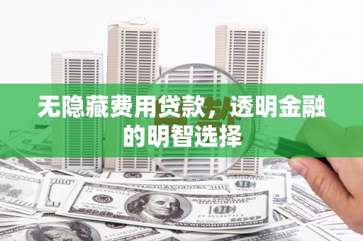 集贤无隐藏费用贷款，透明金融的明智选择