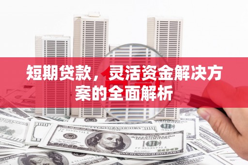 集贤短期贷款，灵活资金解决方案的全面解析