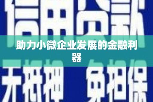 集贤助力小微企业发展的金融利器