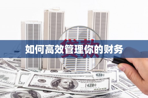 集贤如何高效管理你的财务