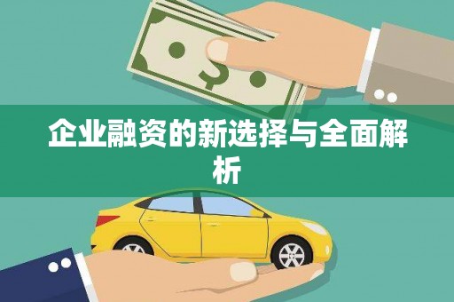 集贤企业融资的新选择与全面解析