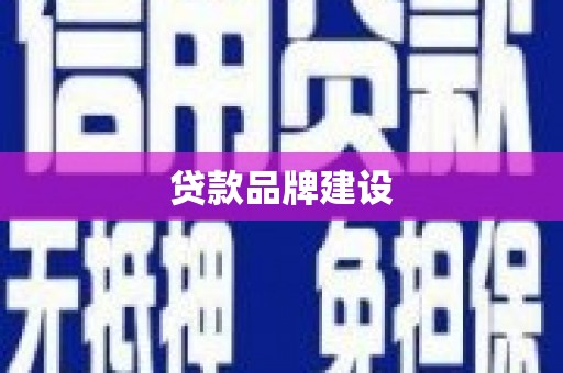 集贤贷款品牌建设